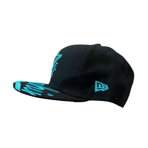 New era Miami dolphins Fitted hat 7 3/8 - Picture 2 of 4